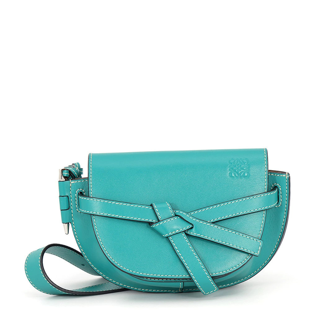Loewe Gate Bum Bag Leather Body Waist Bag Blue